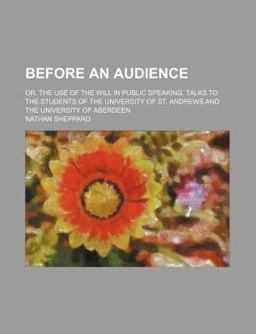 Before an Audience