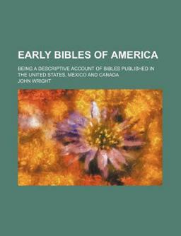Early Bibles of Americ