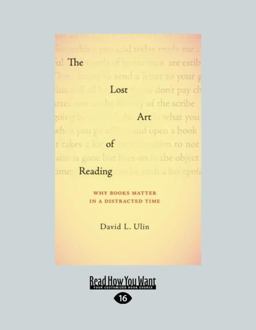 The Lost Art of Reading