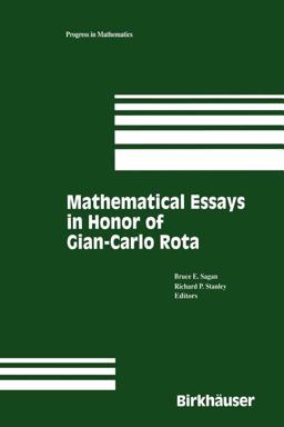 Mathematical Essays in Honor of Gian-Carlo Rota