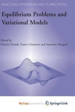 Equilibrium Problems and Variational Models