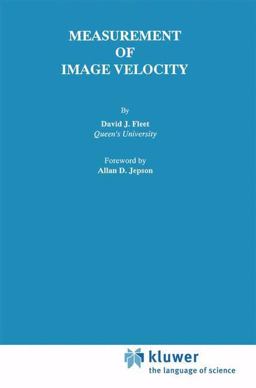 Measurement of Image Velocity  9781461366232 Front Cover
