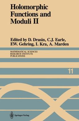 Holomorphic Functions and Moduli II