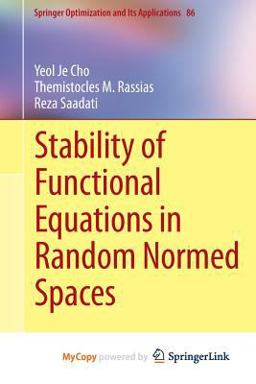 Stability of Functional Equations in Random Normed Spaces