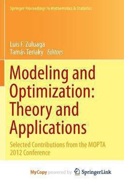 Modeling and Optimization Modeling and Optimization