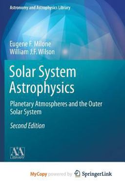 Solar System Astrophysics