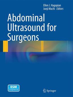 Abdominal Ultrasound for Surgeons  9781461495987 Front Cover