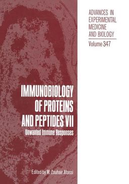 Immunobiology of Proteins and Peptides VII Immunobiology of Proteins and Peptides VII