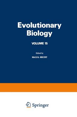Evolutionary Biology Evolutionary Biology