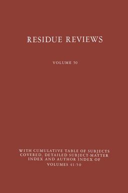 Residue Reviews