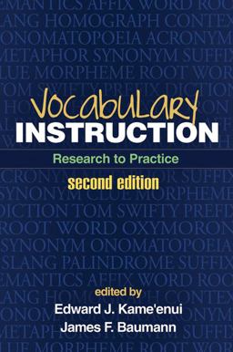 Vocabulary Instruction Research to Practice 2nd 9781462503971 Front Cover
