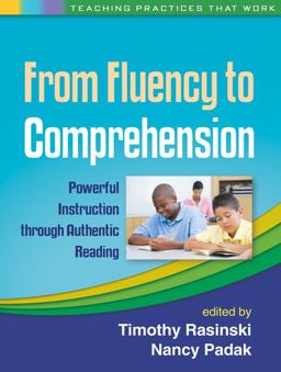 From Fluency to Comprehension Powerful Instruction Through Authentic Reading  9781462511532 Front Cover