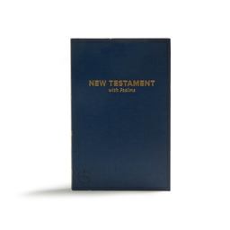 CSB Pocket New Testament with Psalms, Navy Trade Paper 2017 9781462780006 Front Cover