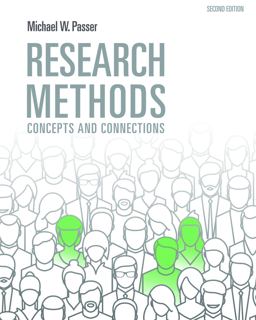 Research Methods: Concepts and Connections  9781464106002 Front Cover