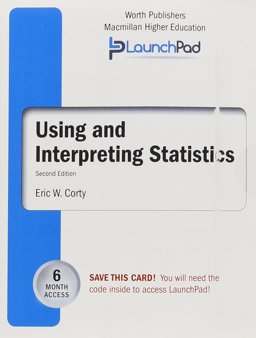 LaunchPad for Corty's Using and Interpreting Statistics (Six Month Access)