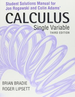 Student Solutions Manual for Calculus: Late Transcendentals Single Variable