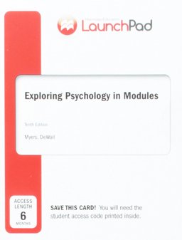 LaunchPad for Myers's Exploring Psychology in Modules (1-Term Access)