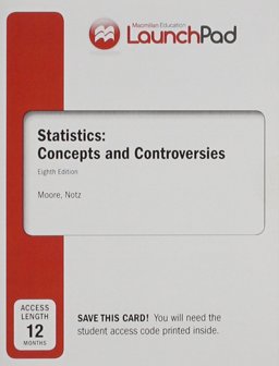 LaunchPad for Moore's Statistics: Concepts and Controversies (Twelve Month Access)