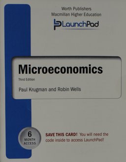 LaunchPad for Krugman's Microeconomics (6 Month Access)