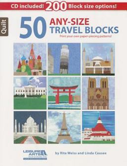 50 Any-Size Travel Blocks  9781464715938 Front Cover