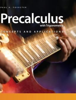 PRECALCULUS WITH TRIGONOMETRY  9781465212139 Front Cover