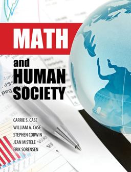 Math and Human Society  9781465213877 Front Cover