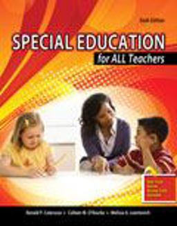 Special Education for All Teachers 6th 9781465215291 Front Cover
