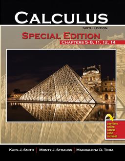 Calculus: Special Edition Chapters 5-8, 11, 12, 14