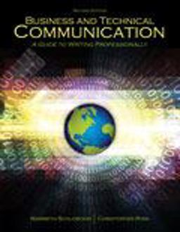 Business and Technical Communication A Guide to Writing Professionally 2nd 9781465244567 Front Cover