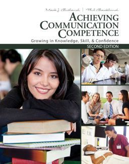 Achieving Communication Competence: Growing in Knowledge, Skill, and Confidence
