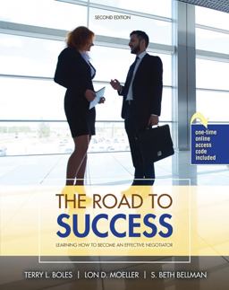 Road to Success Learning How to Become an Effective Negotiator 2nd 9781465298232 Front Cover