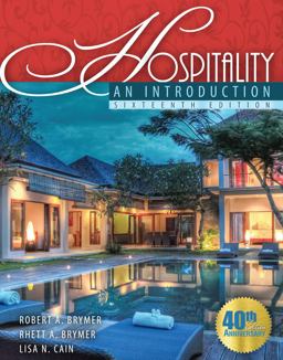 Hospitality: an Introduction 16th 9781465299246 Front Cover