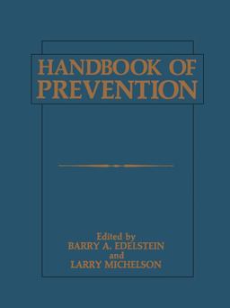 Handbook of Prevention