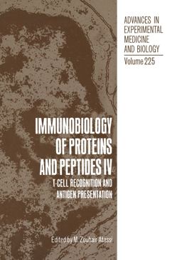 Immunobiology of Proteins and Peptides IV Immunobiology of Proteins and Peptides IV