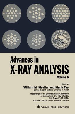 Advances in X-Ray Analysis Advances in X-Ray Analysis