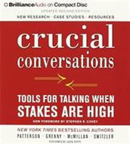 Crucial Conversations: Tools for Talking When Stakes Are High  9781469266824 Front Cover