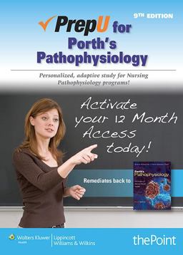 PrepU for Porth's Pathophysiology 9th 9781469831114 Front Cover
