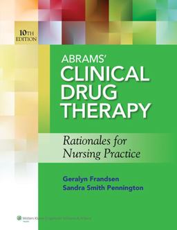 Abrams Clinical Drug Therapy 10e Text and PrepU Package  9781469833859 Front Cover