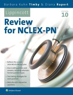 Lippincott's Review for NCLEX-PN 10th 9781469845340 Front Cover