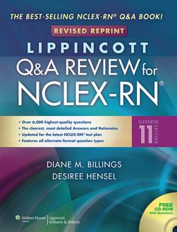 Lippincott's Q&a Review for NCLEX-RN: North American Edition  9781469887760 Front Cover