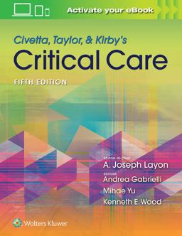 Civetta, Taylor, and Kirby's Critical Care Medicine 5th 9781469889849 Front Cover