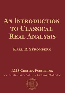 Introduction to Classical Real Analysis  9781470425449 Front Cover