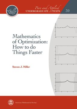 Mathematics of Optimization How to Do Things Faster  9781470441142 Front Cover