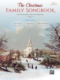 Christmas Family Songbook Over 100 Favorites for Piano and Sing-Along (Piano/Vocal/Guitar), Hardcover Book and DVD-ROM  9781470623142 Front Cover