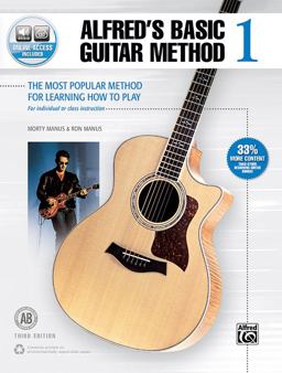 Alfred's Basic Guitar Method, Bk 1 The Most Popular Method for Learning How to Play, Book and Online Audio 3rd 2015 9781470626235 Front Cover