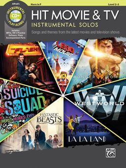 Hit Movie and TV Instrumental Solos Songs and Themes from the Latest Movies and Television Shows (Horn in F), Book and CD  9781470639334 Front Cover