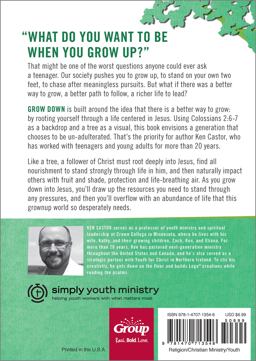 Grow Down How to Build a Jesus-Centered Faith  9781470713546 Front Cover
