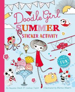 Doodle Girl Summer Sticker Activity