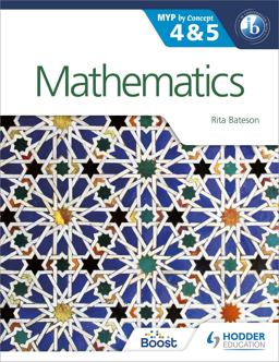 Mathematics for the IB MYP 4 And 5 Hodder Education Group  9781471841521 Front Cover