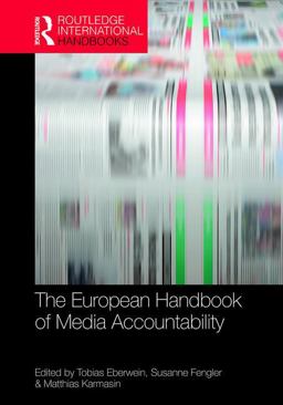 European Handbook of Media Accountability  9781472457660 Front Cover